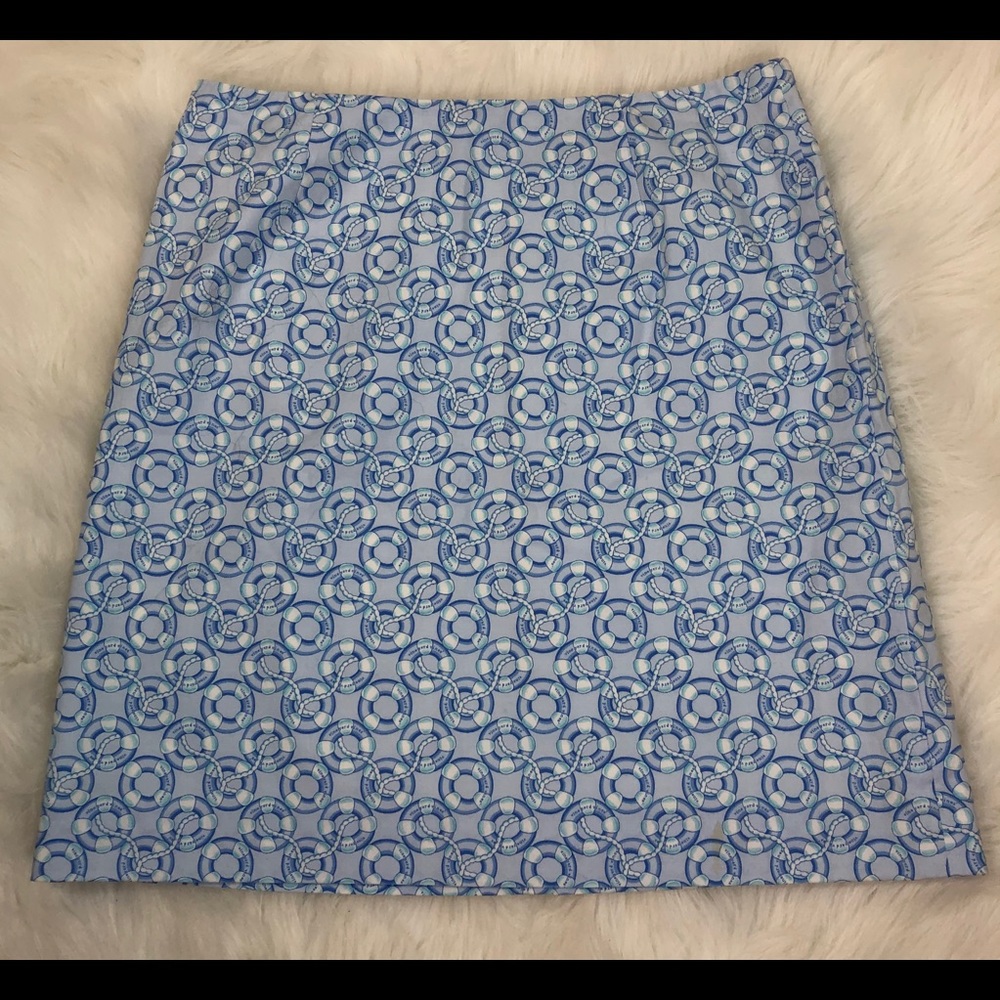 Vineyard Vines Sz 2 Blue Life Preserver Ring Skirt